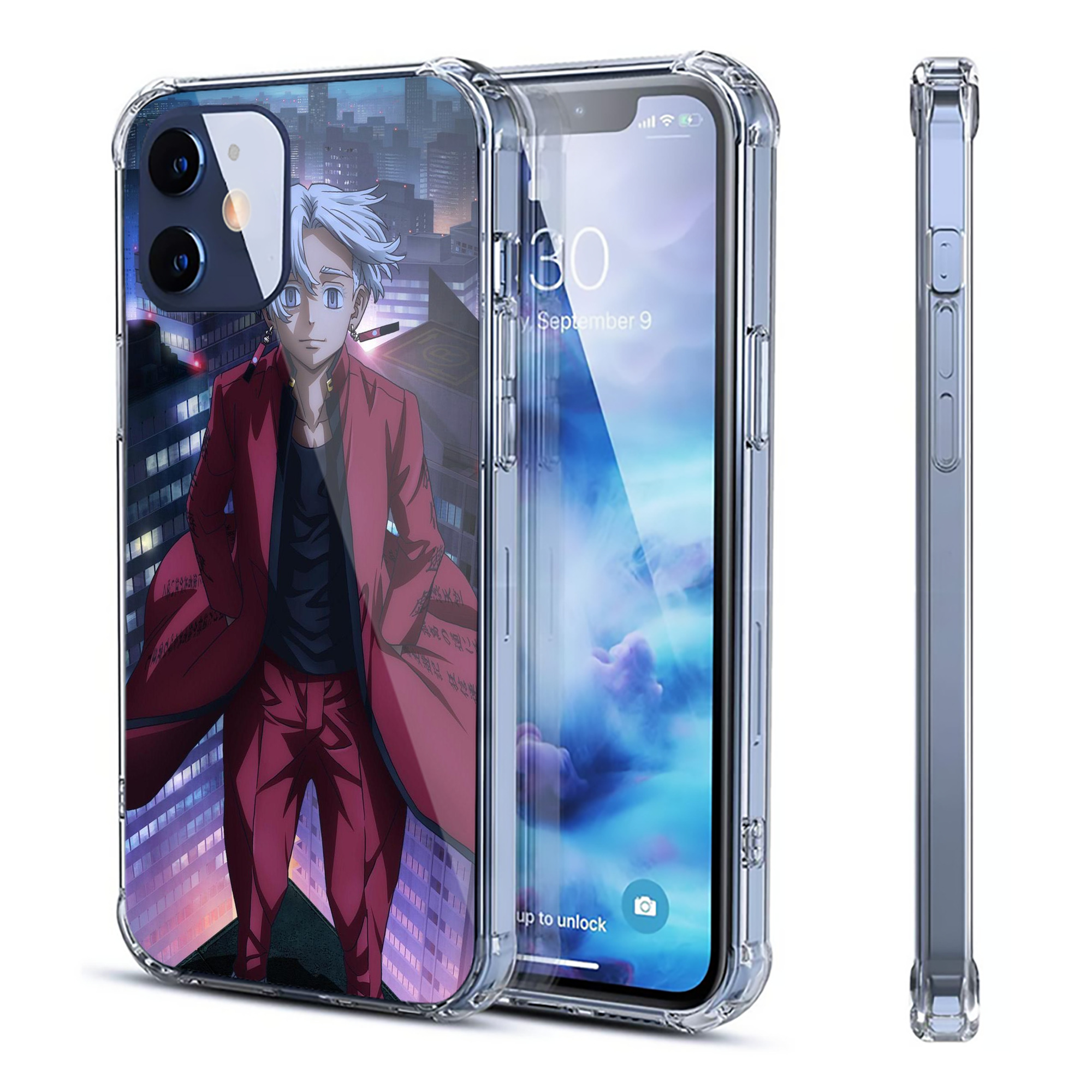 （画像用） 東京リベンジャーズ Tokyo Revengers 【iPhone 12シリーズ対応】透明スマホケース（クリアソフトケース）